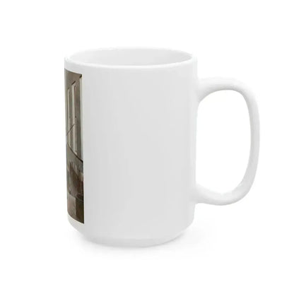 Becky's Eyes Seemed Pay Enough for a Hundred Floggings, The Adventures of Tom Sawyer book illustration, 1966 - White Coffee Mug - Go Mug Yourself