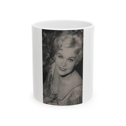 Kim Novak #184 - Scanned Mag. 66 Photos (Vintage Female Icon) White Coffee Mug-11oz-Go Mug Yourself