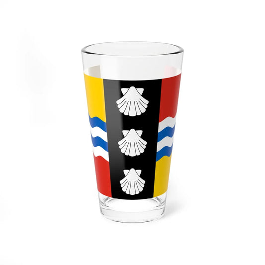 Bedfordshire County Flag (England) Pint Glass 16oz 16oz - Go Mug Yourself