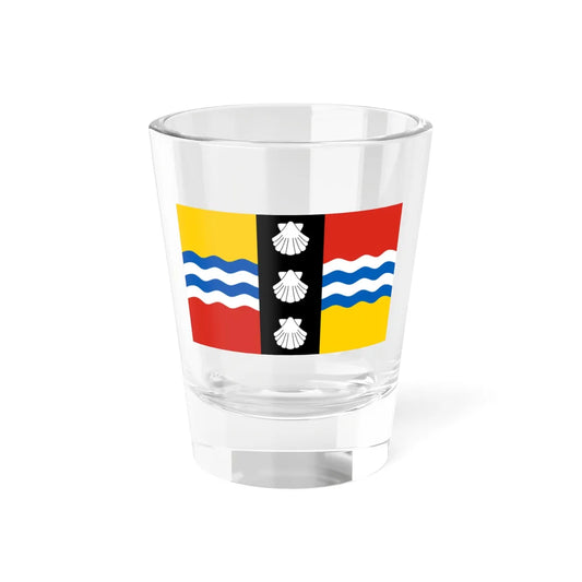 Bedfordshire County Flag (England) Shot Glass 1.5oz 1.5oz - Go Mug Yourself