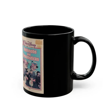 BEDKNOBS AND BROOMSTICKS (VHS COVER) - Black Coffee Mug - Go Mug Yourself