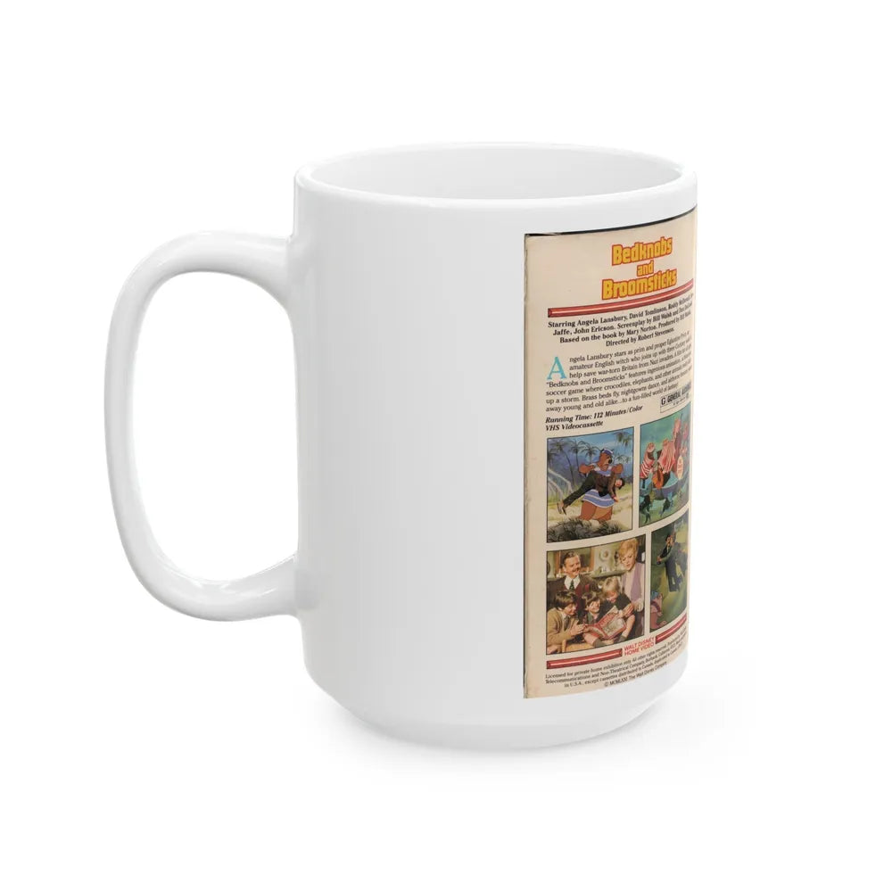 BEDKNOBS AND BROOMSTICKS (VHS COVER) - White Coffee Mug-Go Mug Yourself