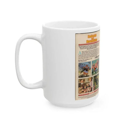 BEDKNOBS AND BROOMSTICKS (VHS COVER) - White Coffee Mug - Go Mug Yourself