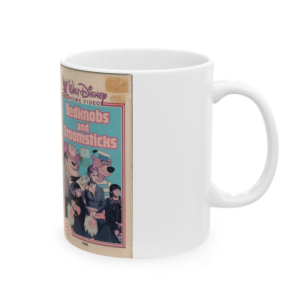 BEDKNOBS AND BROOMSTICKS (VHS COVER) - White Coffee Mug-Go Mug Yourself