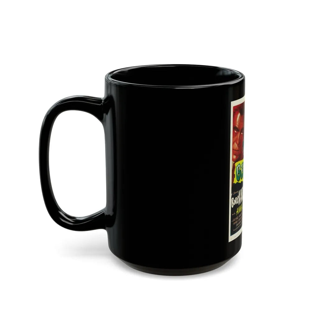 BEDLAM 1946 Movie Poster - Black Coffee Mug-Go Mug Yourself