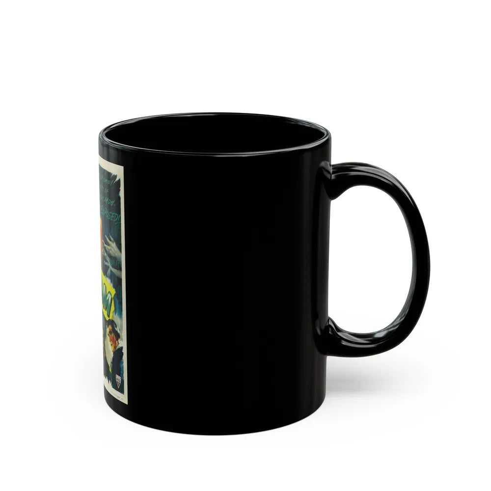 BEDLAM 1946 Movie Poster - Black Coffee Mug-Go Mug Yourself