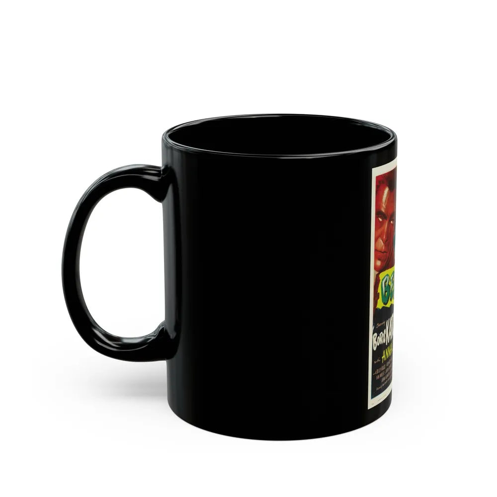 BEDLAM 1946 Movie Poster - Black Coffee Mug-Go Mug Yourself