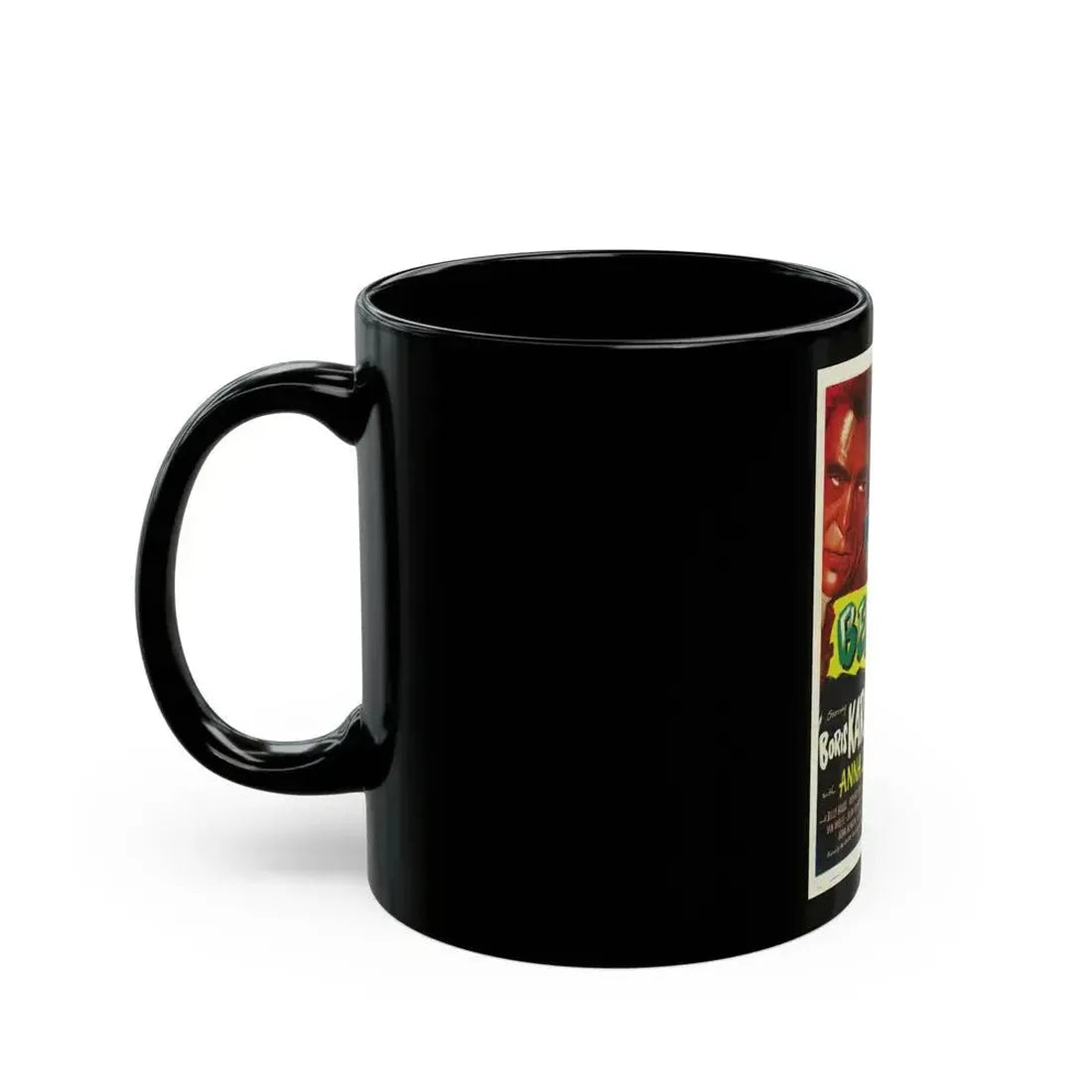 BEDLAM 1946 Movie Poster - Black Coffee Mug - Go Mug Yourself