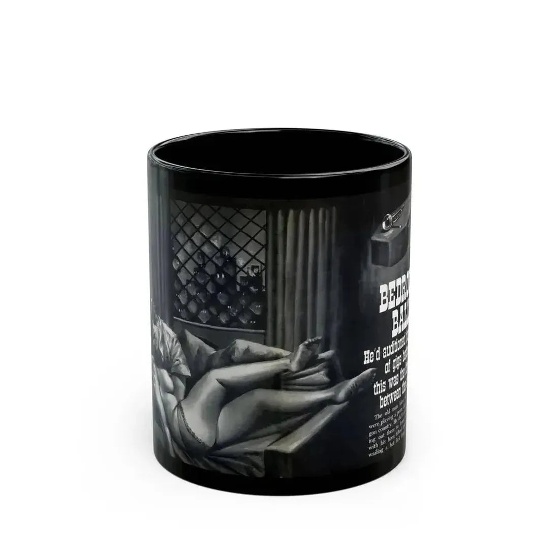 Bedroom Ballot, Sultry magazine, No. 1 - 1964 - Black Coffee Mug 11oz - Go Mug Yourself