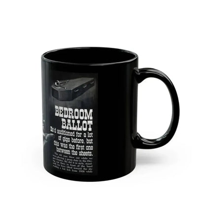 Bedroom Ballot, Sultry magazine, No. 1 - 1964 - Black Coffee Mug - Go Mug Yourself