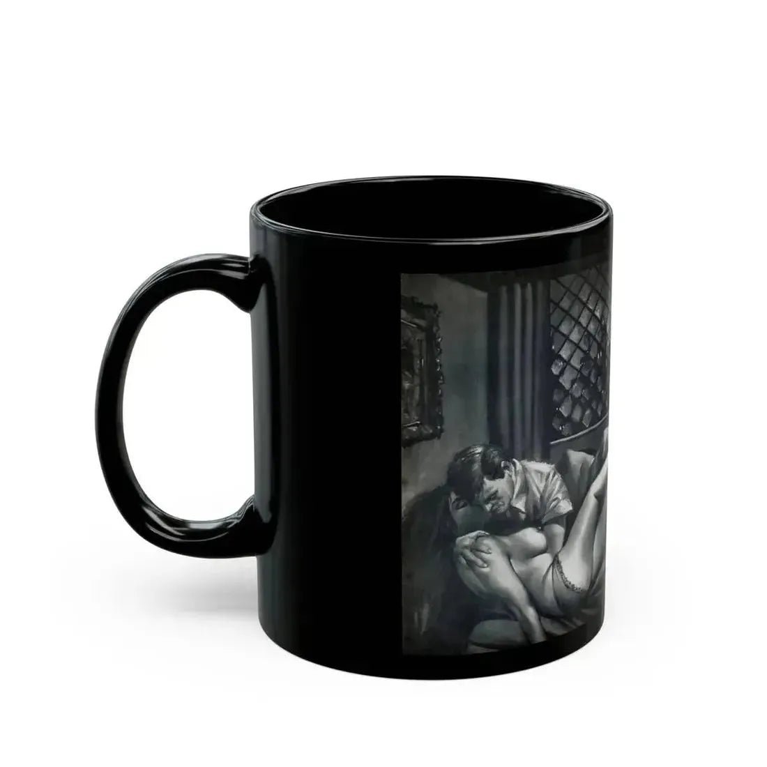 Bedroom Ballot, Sultry magazine, No. 1 - 1964 - Black Coffee Mug - Go Mug Yourself