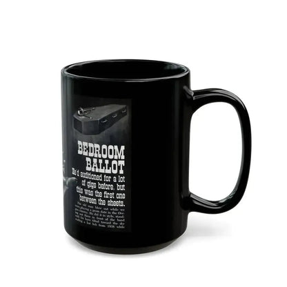 Bedroom Ballot, Sultry magazine, No. 1 - 1964 - Black Coffee Mug - Go Mug Yourself