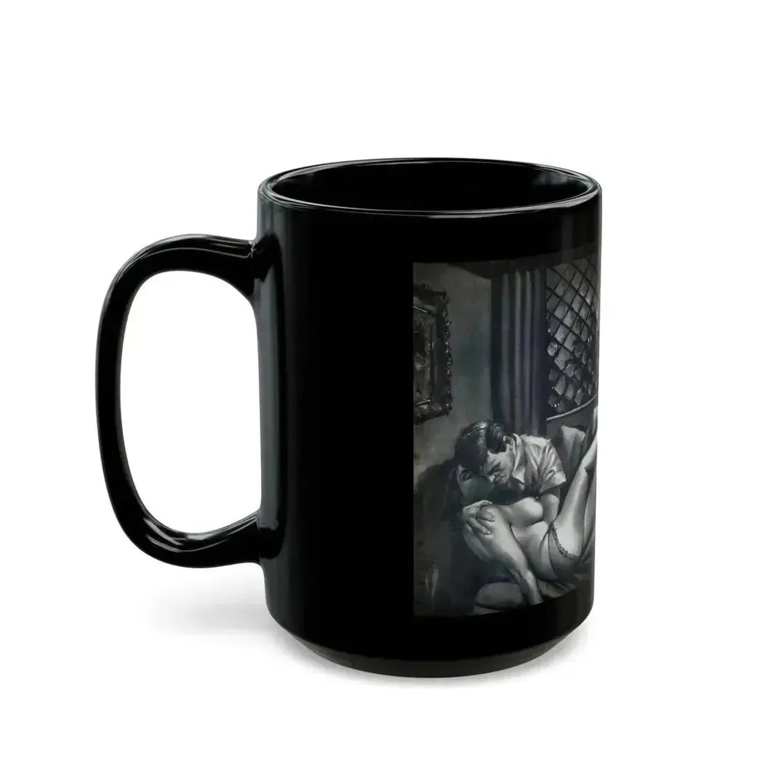 Bedroom Ballot, Sultry magazine, No. 1 - 1964 - Black Coffee Mug - Go Mug Yourself