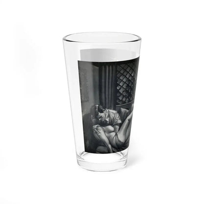 Bedroom Ballot, Sultry magazine, No. 1 - 1964 (Magazine Illustration) Pint Glass 16oz - Go Mug Yourself