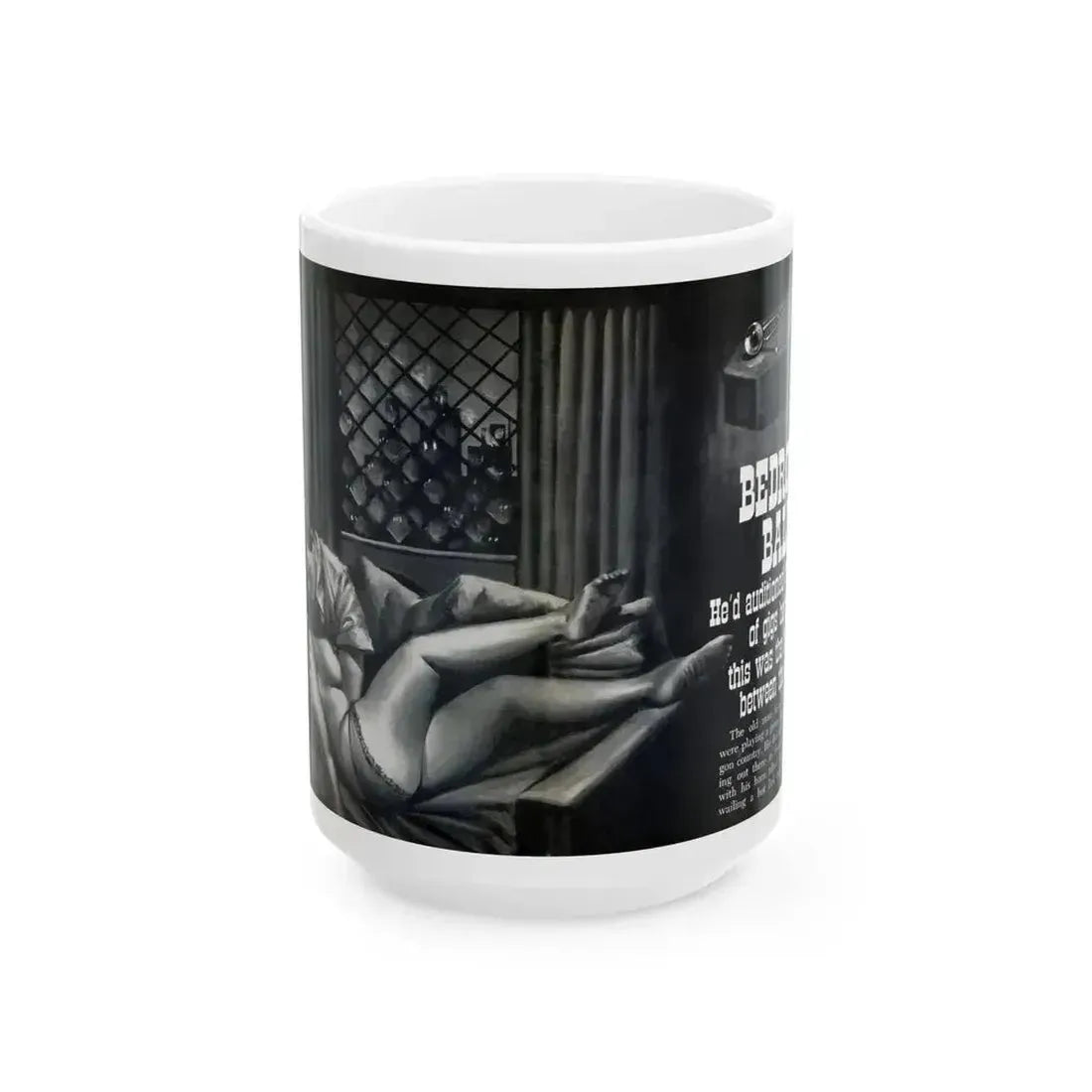 Bedroom Ballot, Sultry magazine, No. 1 - 1964 - White Coffee Mug 15oz - Go Mug Yourself