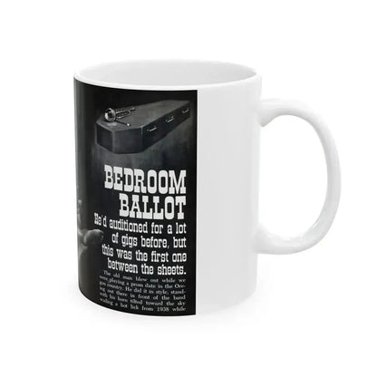 Bedroom Ballot, Sultry magazine, No. 1 - 1964 - White Coffee Mug - Go Mug Yourself