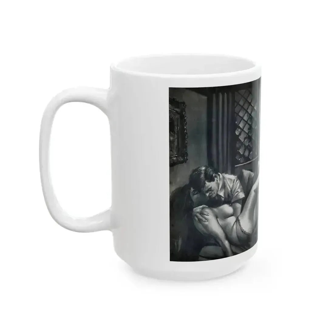 Bedroom Ballot, Sultry magazine, No. 1 - 1964 - White Coffee Mug - Go Mug Yourself