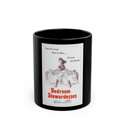 BEDROOM STEWARDESSES 1978 Movie Poster - Black Coffee Mug 11oz - Go Mug Yourself