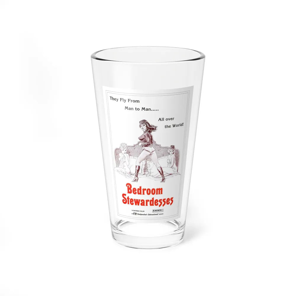 BEDROOM STEWARDESSES 1978 Movie Poster - Pint Glass 16oz-16oz-Go Mug Yourself