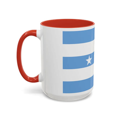 Flag of Guayaquil Ecuador - Accent Coffee Mug-Go Mug Yourself