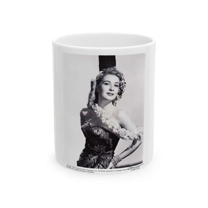 Lori Nelson #162 (Vintage Female Icon) White Coffee Mug-11oz-Go Mug Yourself