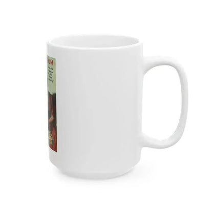 Beech-Nut Gum advertisement, Cosmopolitan, August 1936, page-bc - White Coffee Mug - Go Mug Yourself