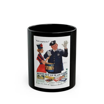 Beech-Nut Gum and Candy ad, The American Magazine, June 1937 - Black Coffee Mug 11oz - Go Mug Yourself