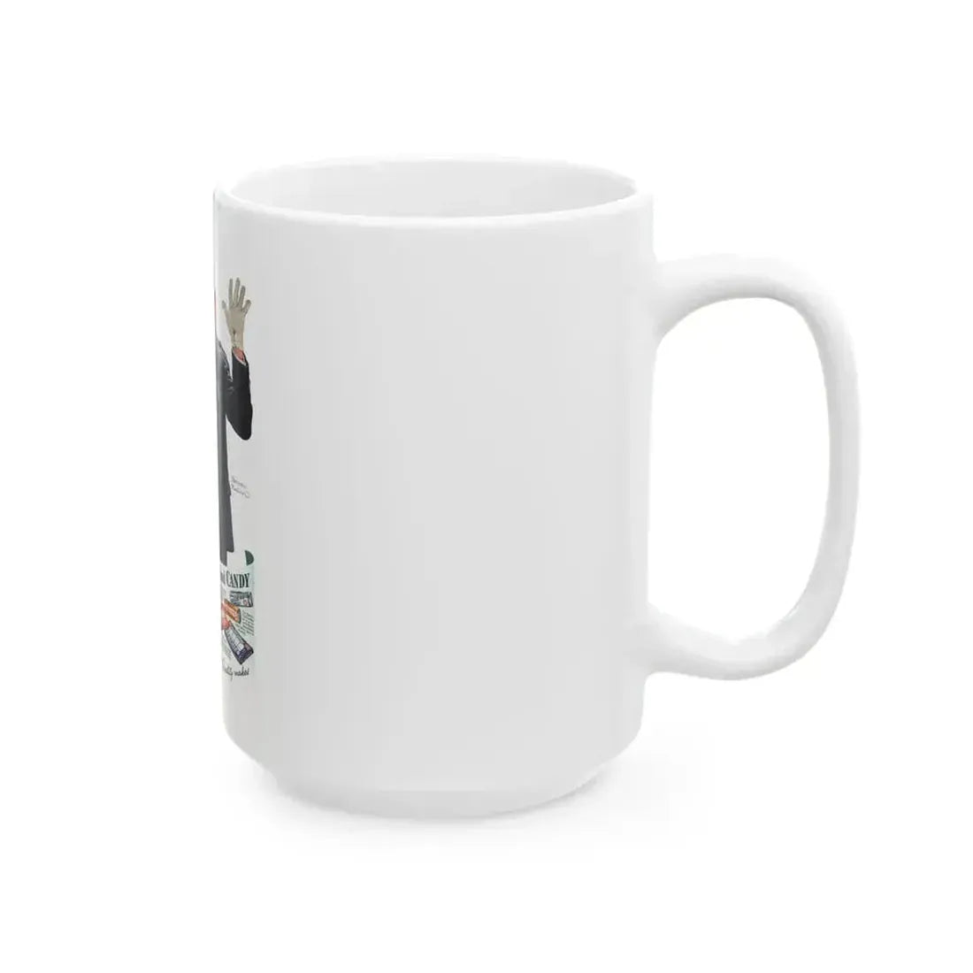 Beech-Nut Gum and Candy ad, The American Magazine, June 1937 - White Coffee Mug - Go Mug Yourself