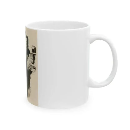 Beechnut Gum ad illustration, 1938 - White Coffee Mug - Go Mug Yourself