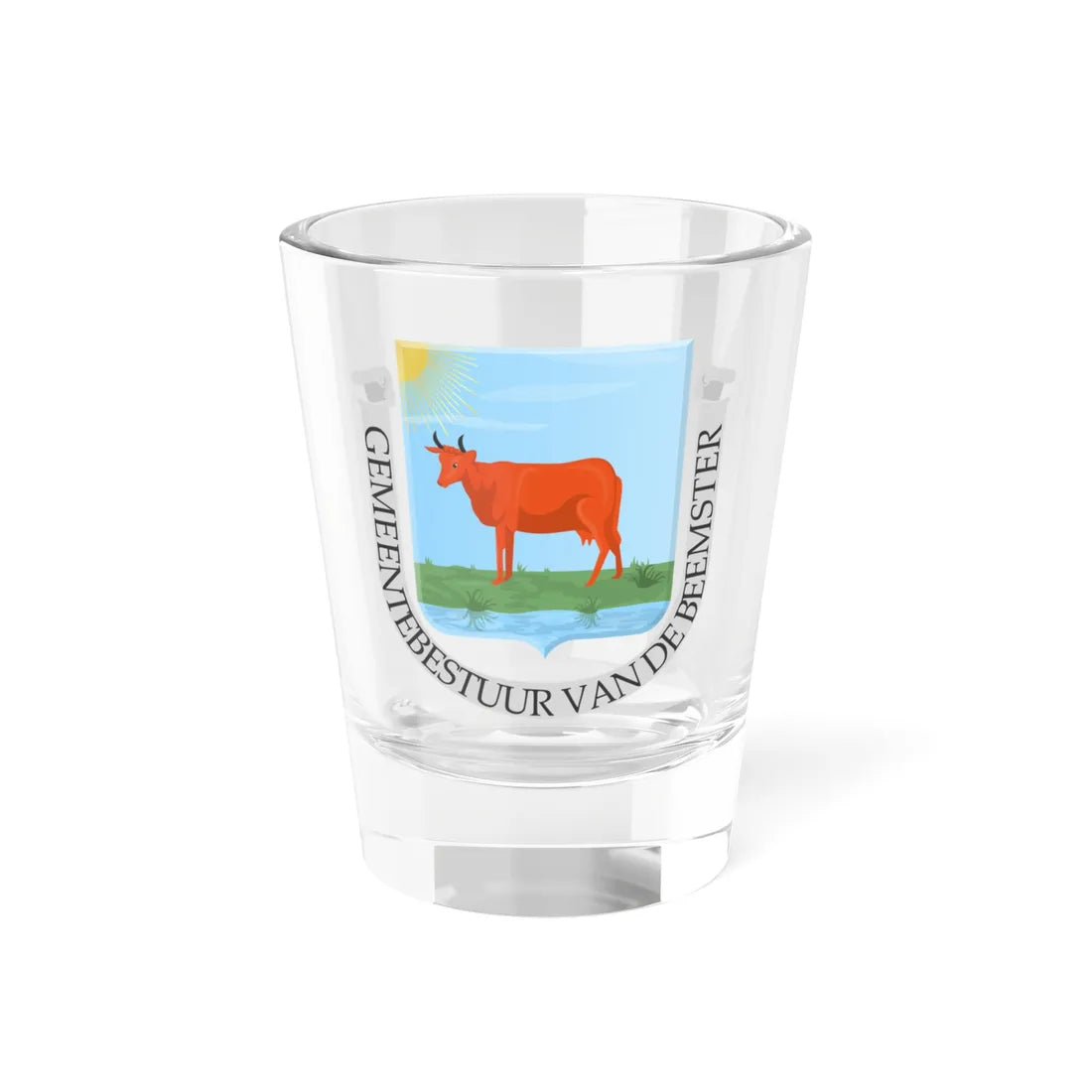 Beemster wapen (Netherlands) (Coat of Arms) Shot Glass 1.5oz 1.5oz - Go Mug Yourself