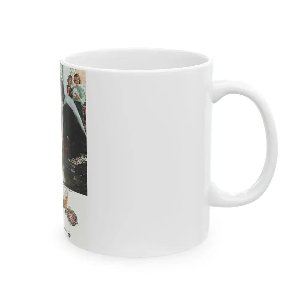 Beer Belongs - Enjoy It, Woman's Home Companion, May 1948 - White Coffee Mug - Go Mug Yourself