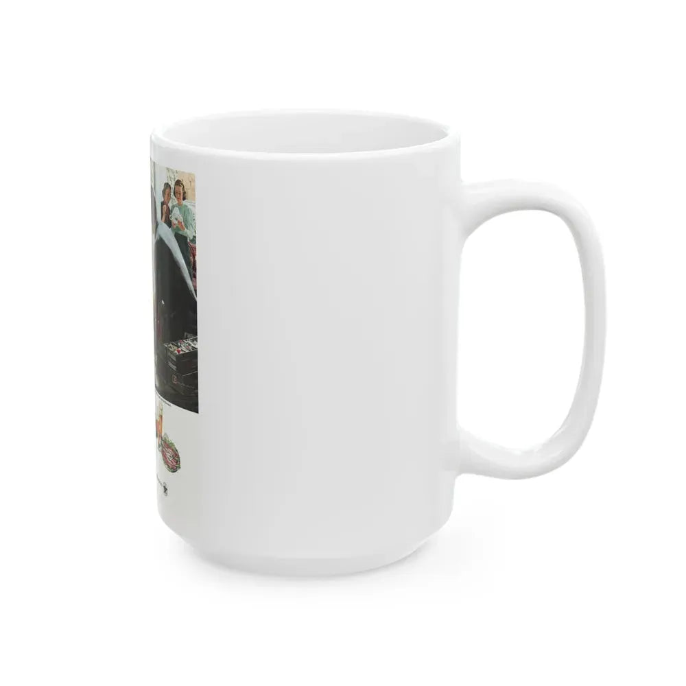Beer Belongs - Enjoy It, Woman's Home Companion, May 1948 - White Coffee Mug - Go Mug Yourself