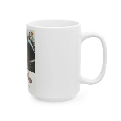Beer Belongs - Enjoy It, Woman's Home Companion, May 1948 - White Coffee Mug - Go Mug Yourself