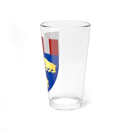 Beernem wapen (Belgium) (Coat of Arms) Pint Glass 16oz - Go Mug Yourself