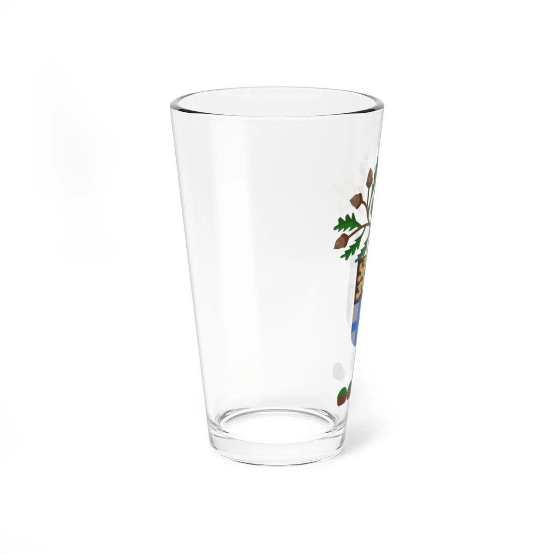 Beersel wapen (Belgium) (Coat of Arms) Pint Glass 16oz - Go Mug Yourself