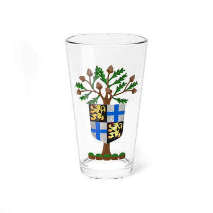 Beersel wapen (Belgium) (Coat of Arms) Pint Glass 16oz - Go Mug Yourself