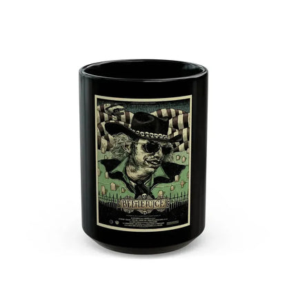 BEETLEJUICE (ALAMO) 1988 Movie Poster - Black Coffee Mug 15oz - Go Mug Yourself