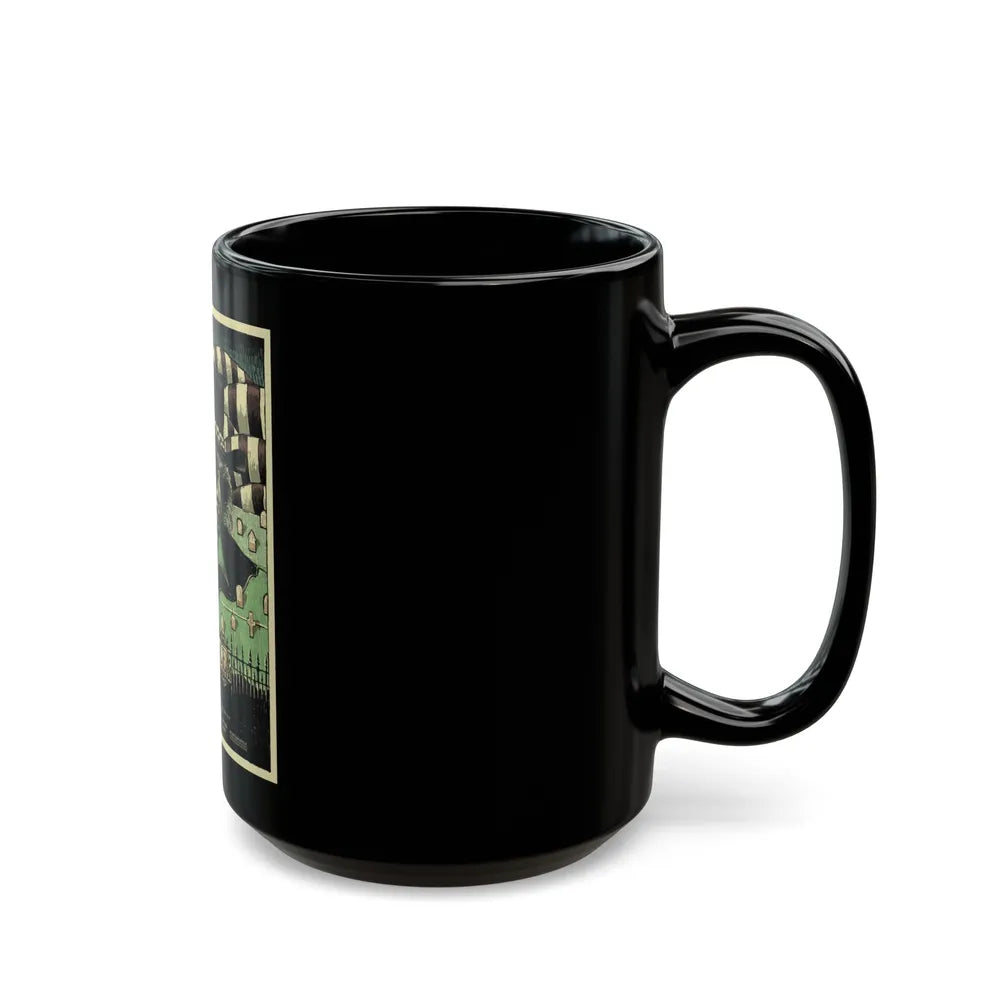 BEETLEJUICE (ALAMO) 1988 Movie Poster - Black Coffee Mug-Go Mug Yourself