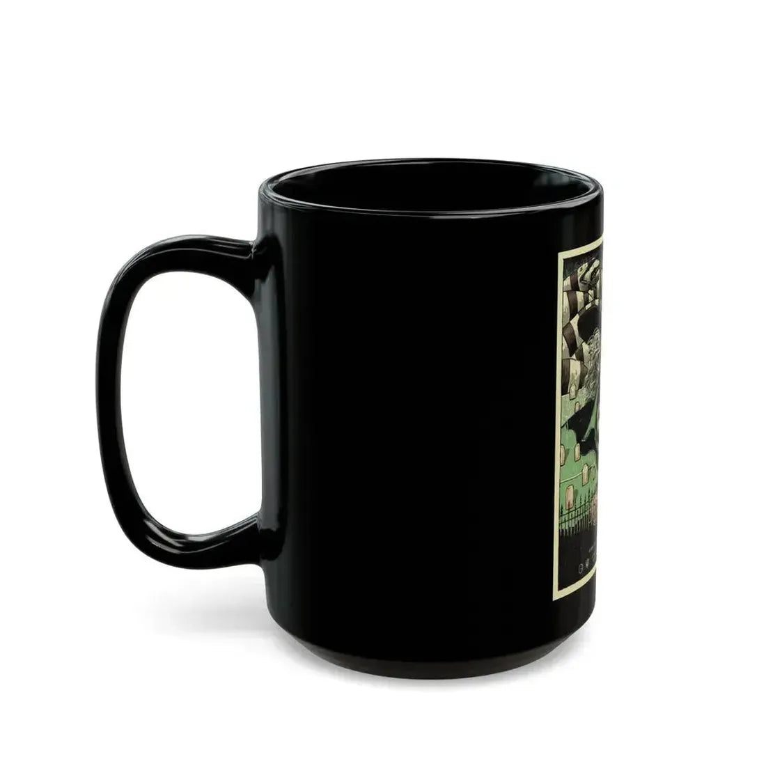 BEETLEJUICE (ALAMO) 1988 Movie Poster - Black Coffee Mug - Go Mug Yourself