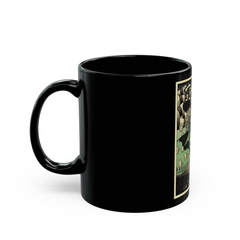 BEETLEJUICE (ALAMO) 1988 Movie Poster - Black Coffee Mug-Go Mug Yourself