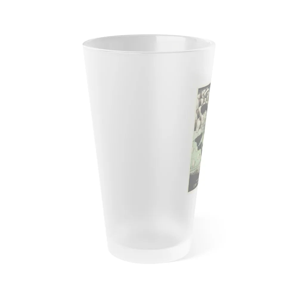 BEETLEJUICE (ALAMO) 1988 Movie Poster - Frosted Pint Glass 16oz-Go Mug Yourself