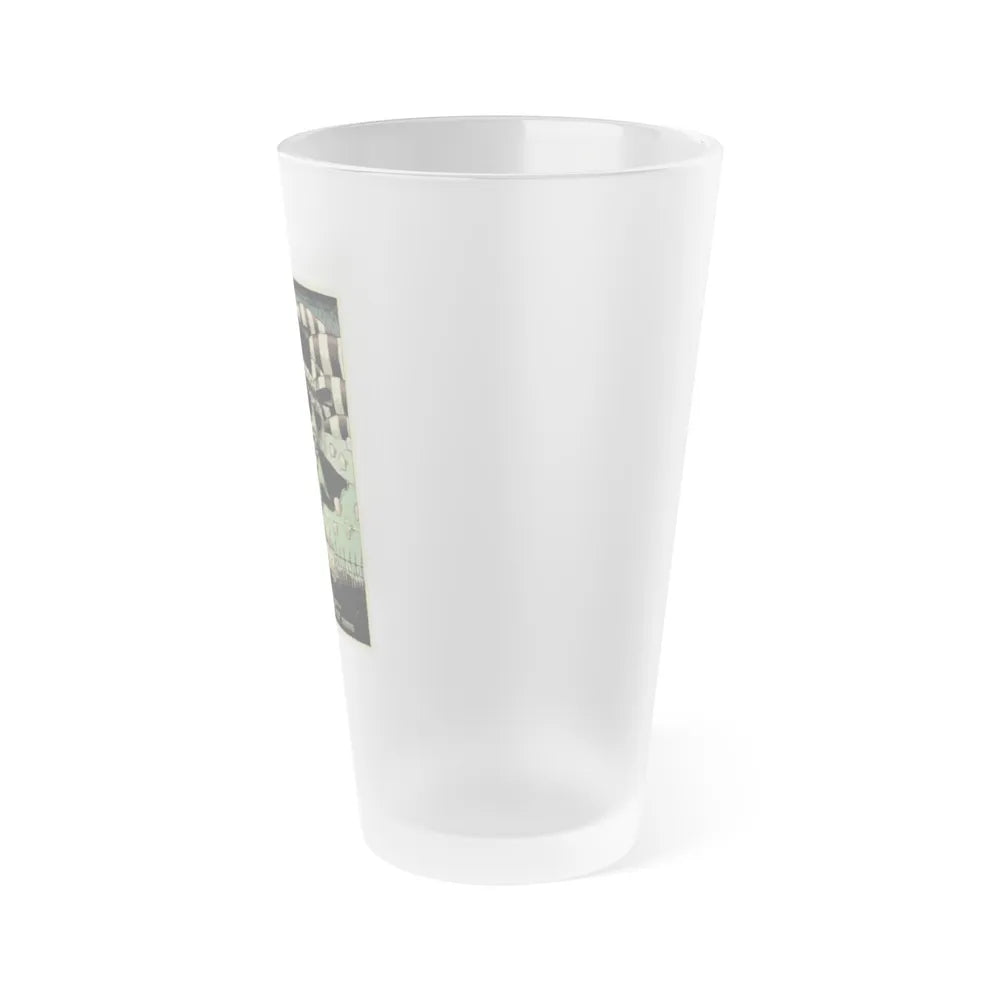 BEETLEJUICE (ALAMO) 1988 Movie Poster - Frosted Pint Glass 16oz-Go Mug Yourself