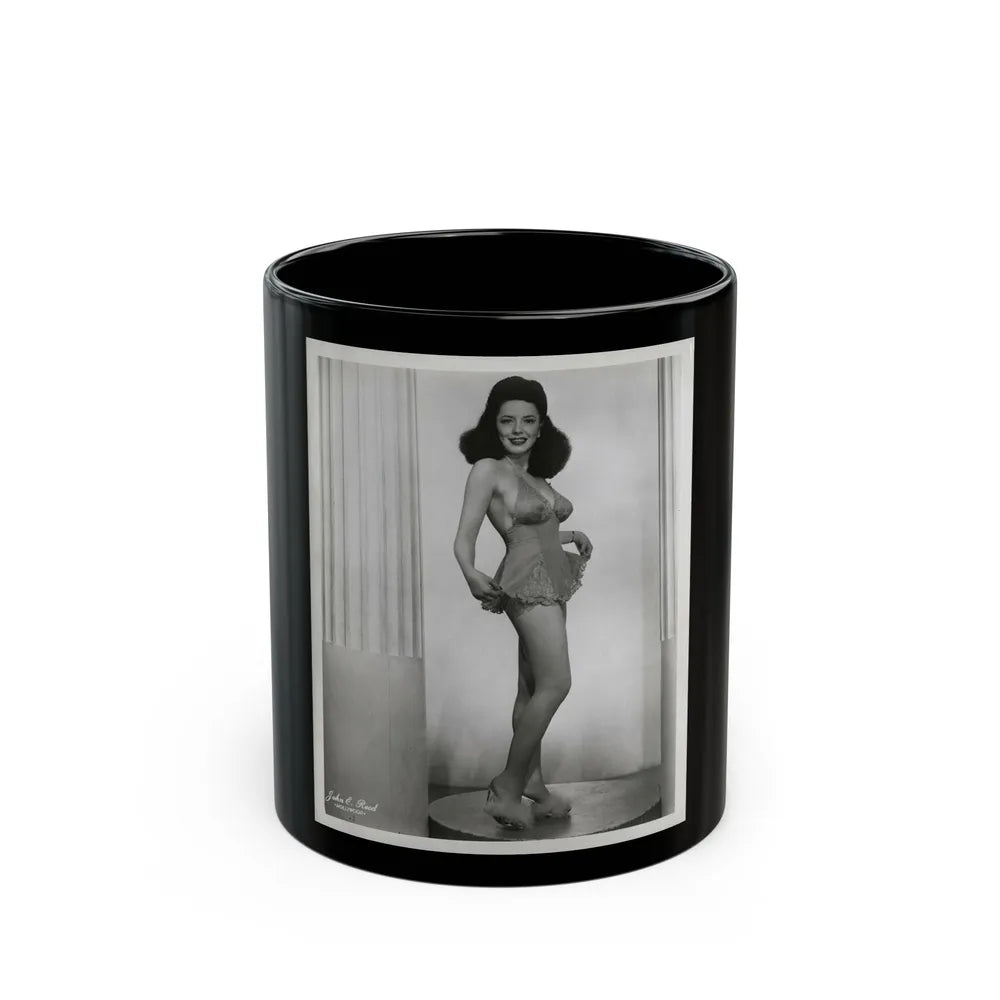 Evelyn West #01 (Vintage Female Icon) Black Coffee Mug-11oz-Go Mug Yourself