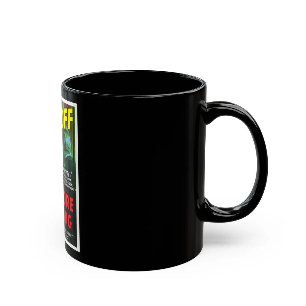 BEFORE I HANG 1940 Movie Poster - Black Coffee Mug-Go Mug Yourself