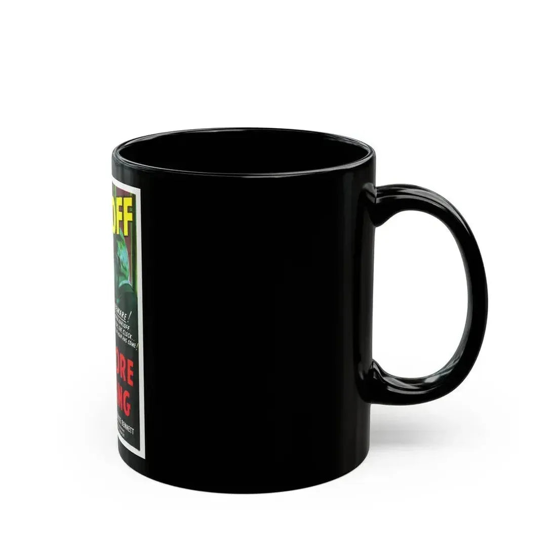 BEFORE I HANG 1940 Movie Poster - Black Coffee Mug - Go Mug Yourself