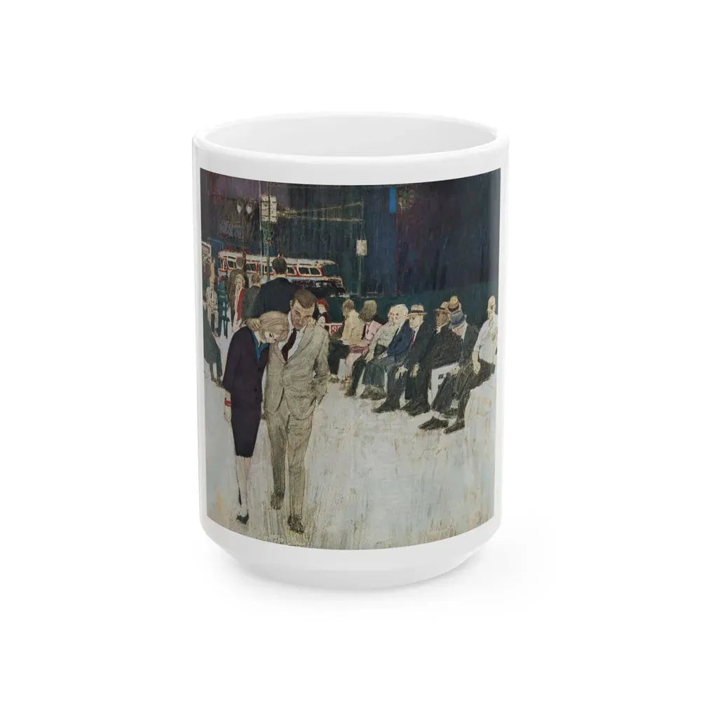 Before We Part, Redbook, October 1964 - White Coffee Mug 15oz - Go Mug Yourself