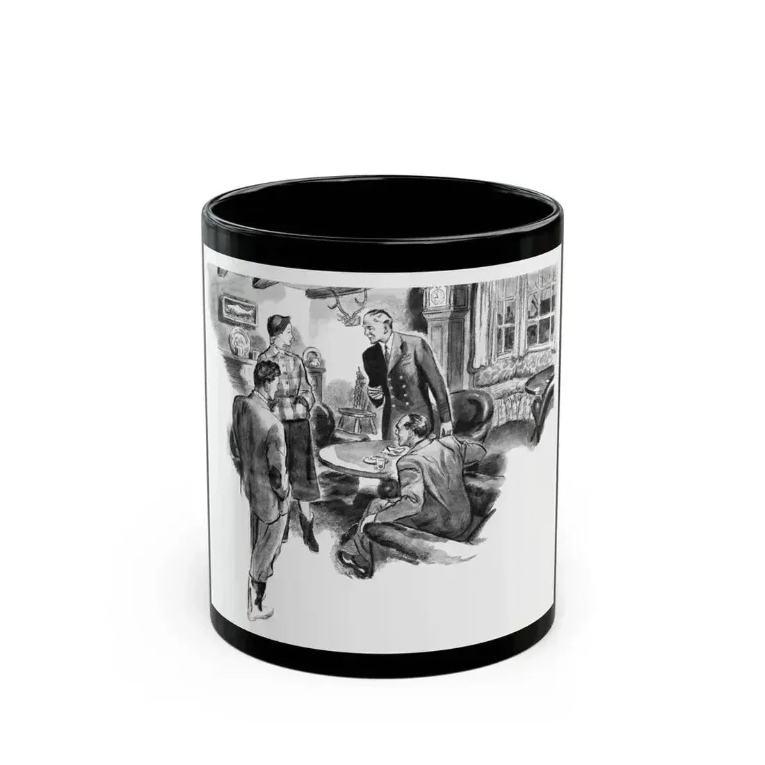 Beggars Of Youth, Ladies Journal magazine, 1949 - Black Coffee Mug 11oz - Go Mug Yourself