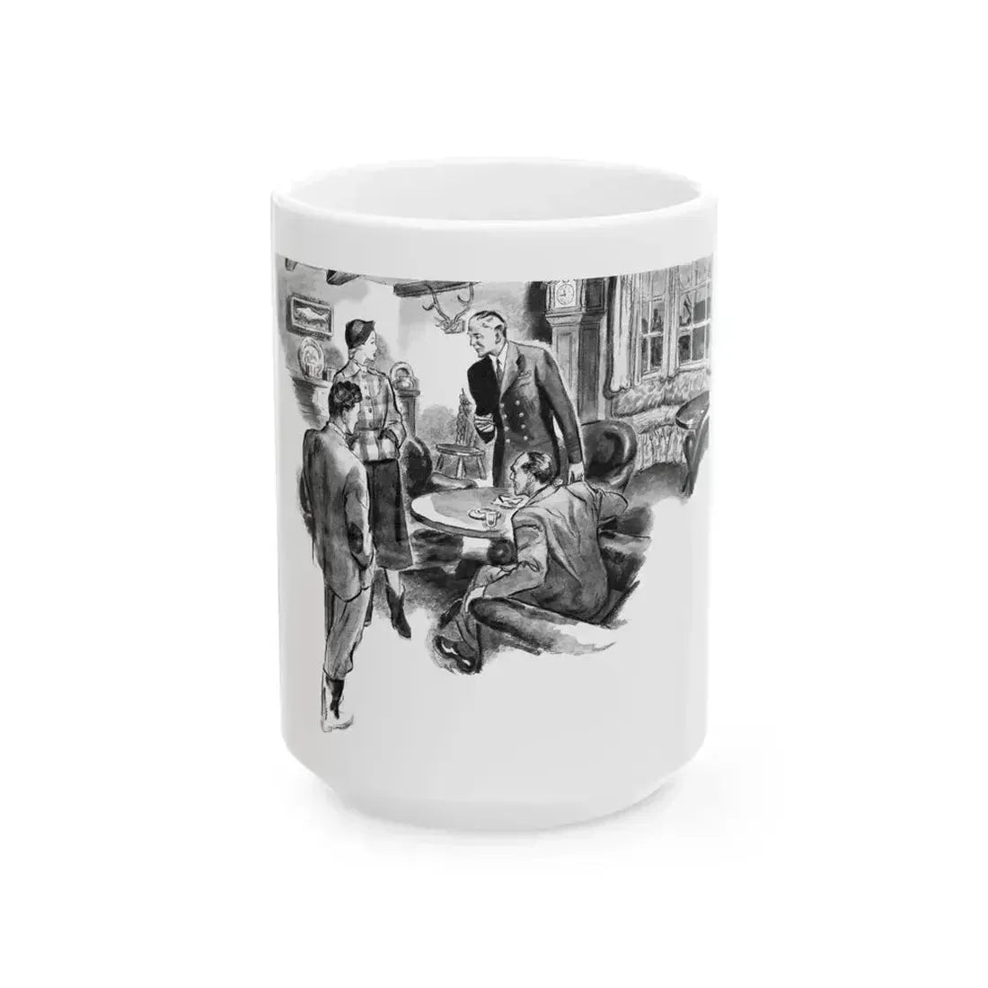 Beggars Of Youth, Ladies Journal magazine, 1949 - White Coffee Mug 15oz - Go Mug Yourself