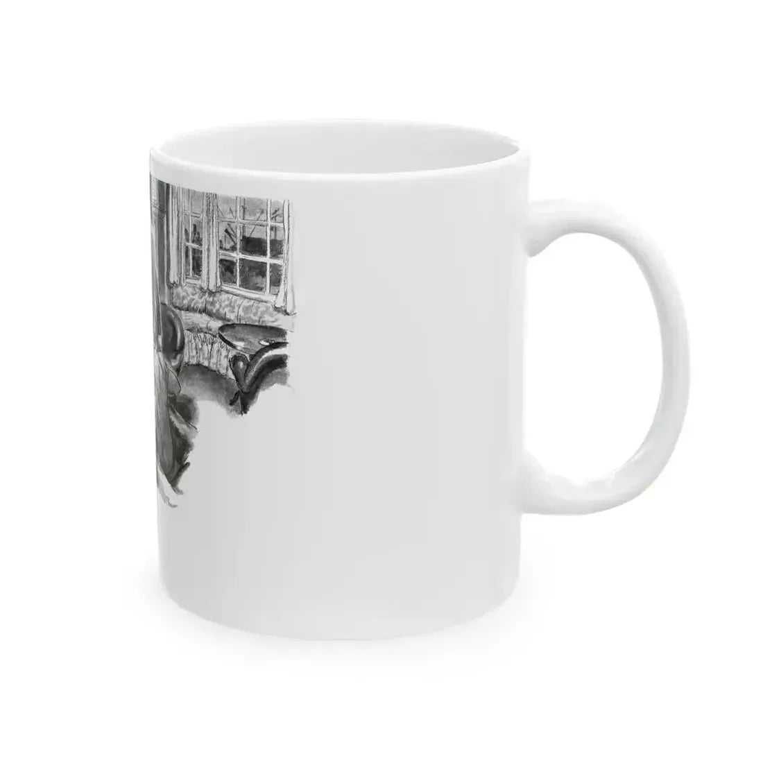Beggars Of Youth, Ladies Journal magazine, 1949 - White Coffee Mug - Go Mug Yourself