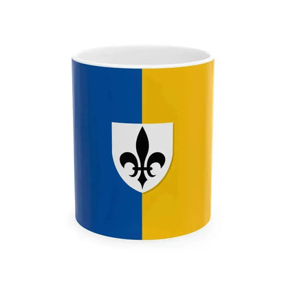 Begijnendijk vlag (Belgium) White Coffee Mug 11oz - Go Mug Yourself